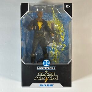 DC Multiverse Black Adam Figure with Lightning